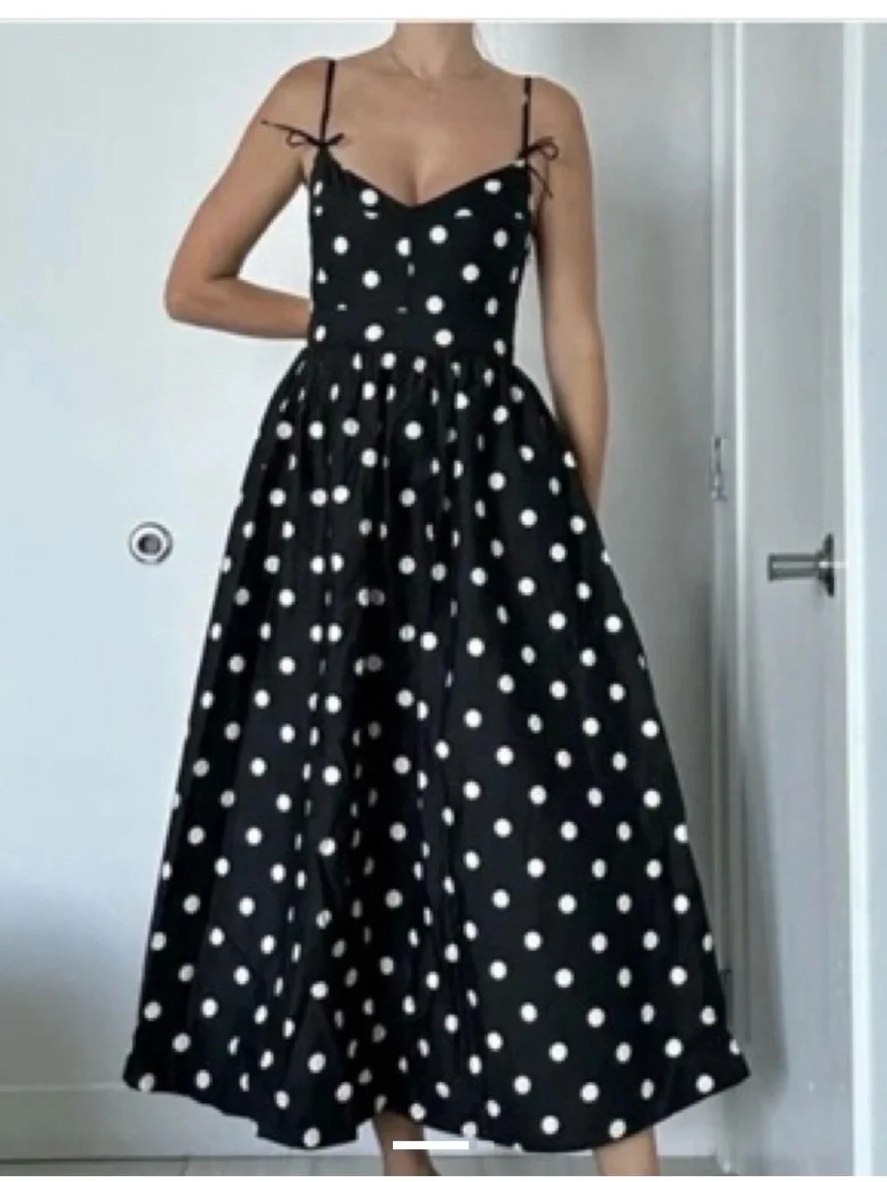 En Saison Polka Dot Midi Dress - Picture 1 of 6